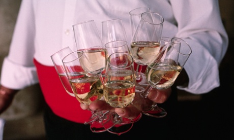 Glasses of sherry.