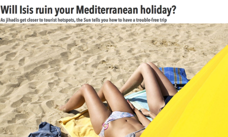 The Sun's 'Will Isis ruin your Mediterranean holiday?' guide