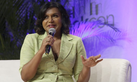 Mindy Kaling speaks during a panel discussion at BookCon.