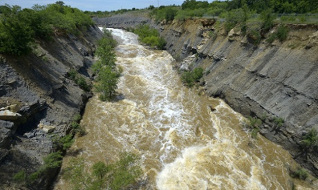 Lake Bridgeport in Bridgeport, Texas.