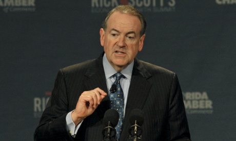 Republican presidential hopeful Mike Huckabee says transgender rights pose a threat to the US.