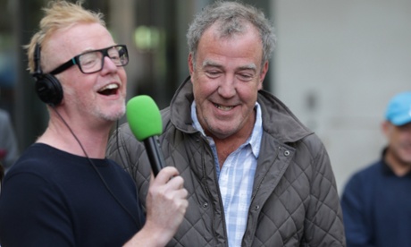 Former Top Gear presenter Jeremy Clarkson being interviewed by Chris Evans in his first interview since being sacked.