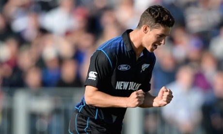 Ben Wheeler celebrates dismissing David Willey.