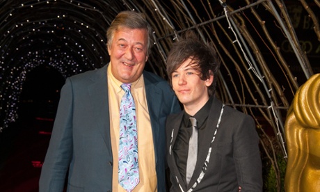 Stephen Fry and husband Elliot Spencer