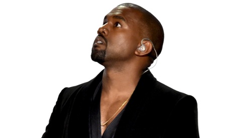 Kanye West onstage during the 57th Annual Grammy Awards, Los Angeles, in February.