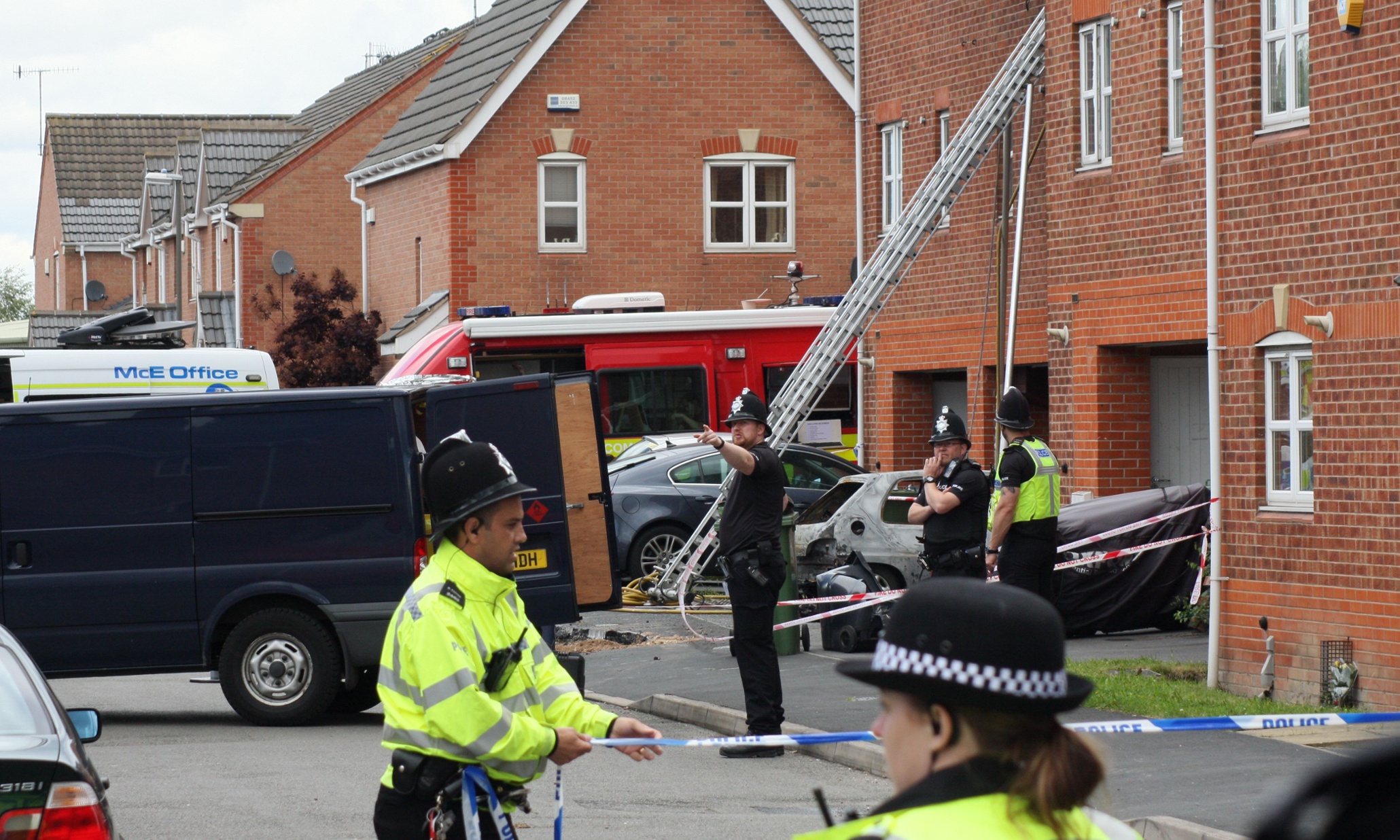 Three dead in Derbyshire house fire UK news The Guardian