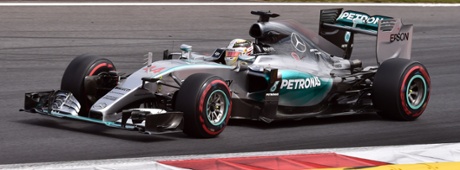 Hamilton is making ground on his team mate.