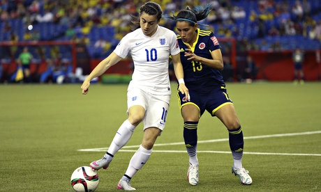 Soccer: Women's World Cup-England at Colombia