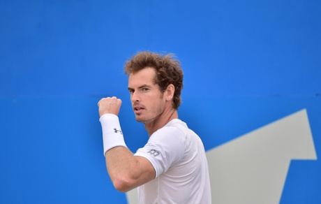 Andy Murray wins the game.