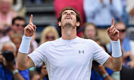 Andy Murray after winning Queen's final