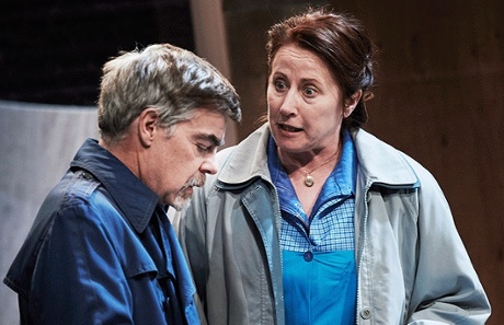 Malcolm Adams and Catherine Walsh in The Shadow of a Gunman by Sean O'Casey.