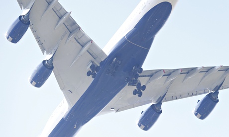 A man was found unconscious on the undercarriage of a Boeing 747 after an 8,000-mile fligh