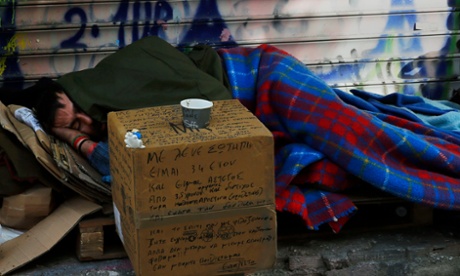 Since the debt crisis erupted in 2009, hundreds of thousands of Greeks have lost their jobs leading to homelessness.