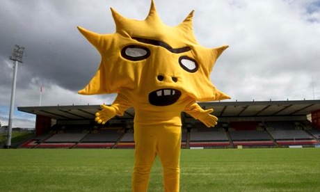 Partick Thistle's new mascot, Kingsley