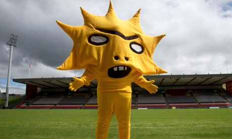 Partick Thistle's new mascot, Kingsley