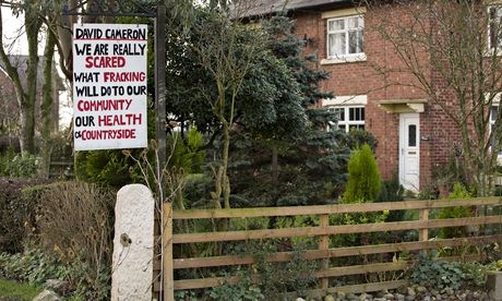Protest in Lancashire village of Roseacre