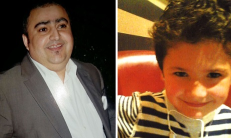 Undated family handout photos of Zayn Dean - 47- who is also known as Dholtana Dad and his son, six-year-old Mani Dad.
