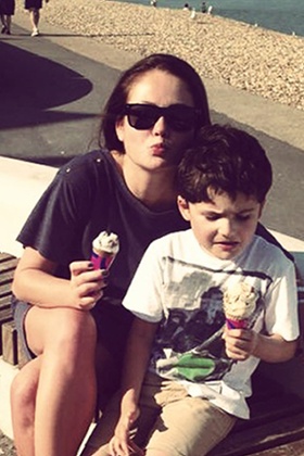 Leyla Dad, pictured with Mani.