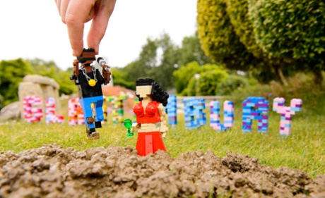 Kanye West and Kim Kardashian modelling some real Worthy Farm mud.