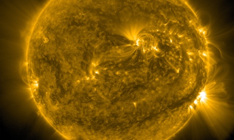 The activity of the sun today, 23 June 2015, imaged in a wavelength of extreme ultraviolet light