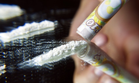 Cocaine snorting