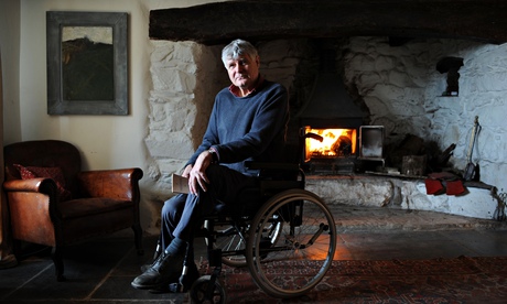 Chris Woodhead at his home near Porthmadog, north Wales, in 2010. Photograph: Adrian Sherratt/Rex Shutterstock