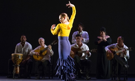 Charo Espino in Flamencura by Paco Pena Dance Company at Sadler's Wells.