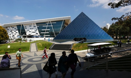 The Infosys campus in Bangalore, India.