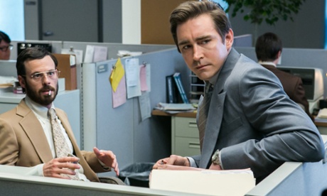 The honour of code… Scoot McNairy and Lee Pace.