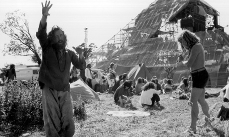 Hipsters or Sloanes or some such at the second festival at Worthy Farm in 1971.