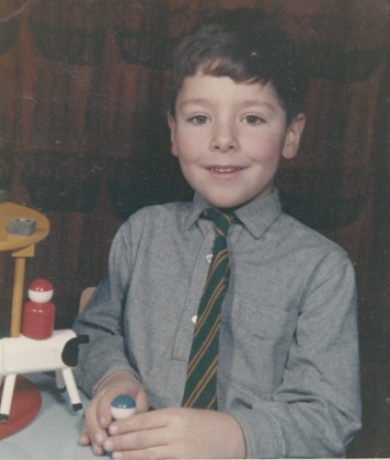 Mark Steel, aged seven