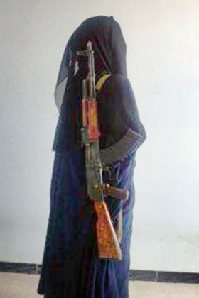 Umm Khattab, the 18-year-old British widow of an Isis fighter