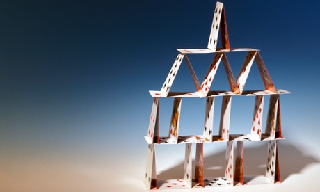 houses playing cards