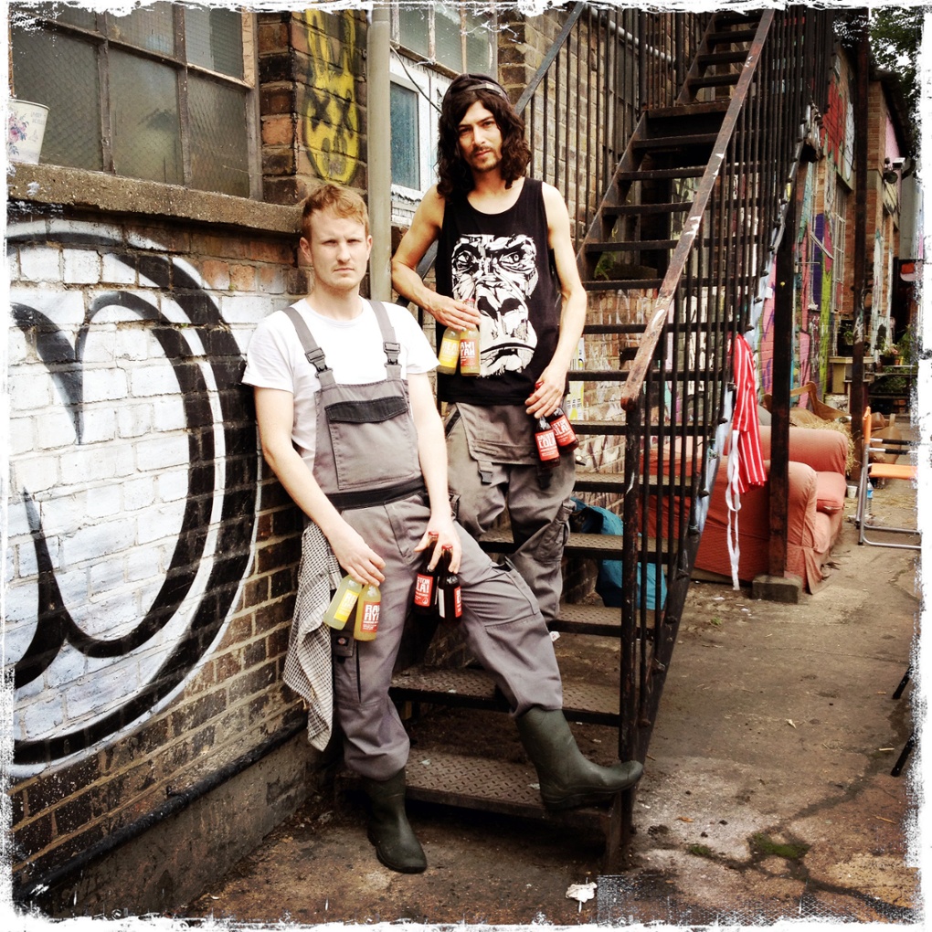 Graham Walker and Luca Zoo Franzoni of Dalston Cola in Hackney Wick