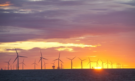 Wind turbines near Barrow-in-Furness