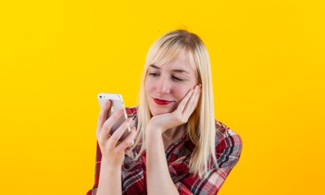 Hannah Jane Parkinson reads phone