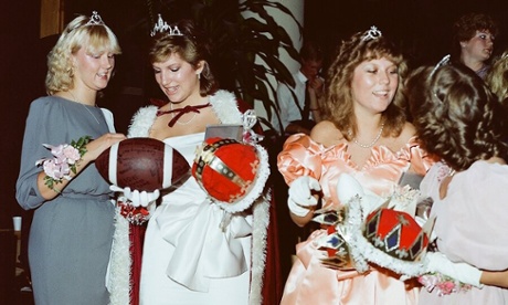 Old school: Riikkamari Rauhala (far left) at the prom in All American High.