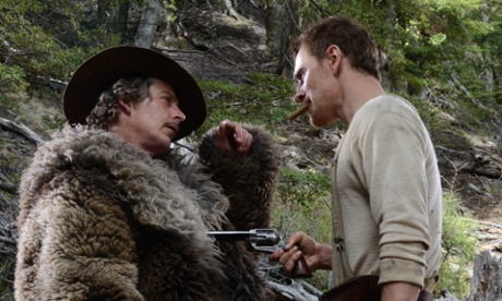 Ben Mendelsohn goes up against Michael Fassbender in Slow West.