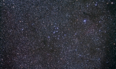 A dense star field in the constellation Cygnus.