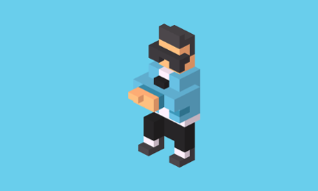 Psy will be showing off his trademake moves in Crossy Road.