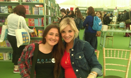 Helen Skelton and HGirl1000 at the Hay Festival 2015