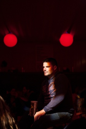 A late-night beer in the Beats Hotel.