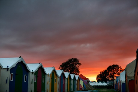 Wednesday night's glorious sunset.