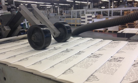 Clays Printers making the new edition of The Twits by Roald Dahl
