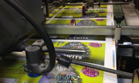 Clays Printers making the new edition of The Twits by Roald Dhal