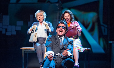 Sheila Reid, Ivan Castiglione and Morven Christie in The Driver’s Seat. 