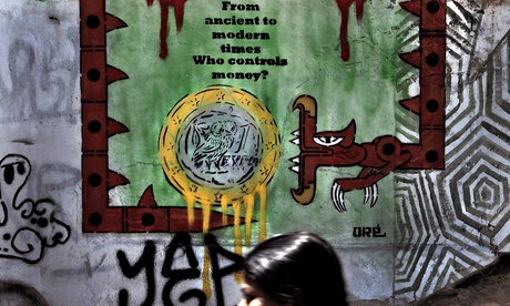 Euro graffiti in Athens 