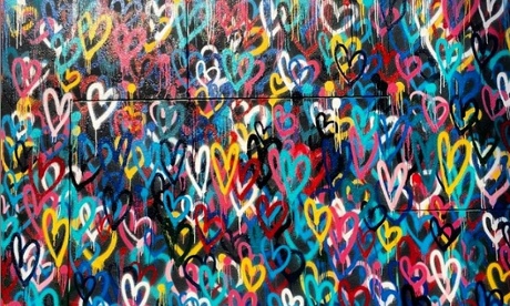 James Goldcrown’s mural #lovewall.