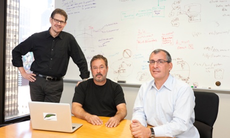 Kris Hammond, Larry Birnbaum and Stuart Frankel of Narrative Science.