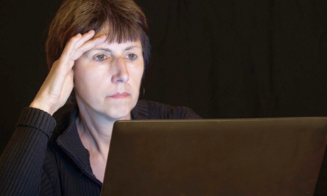 woman unhappy at work